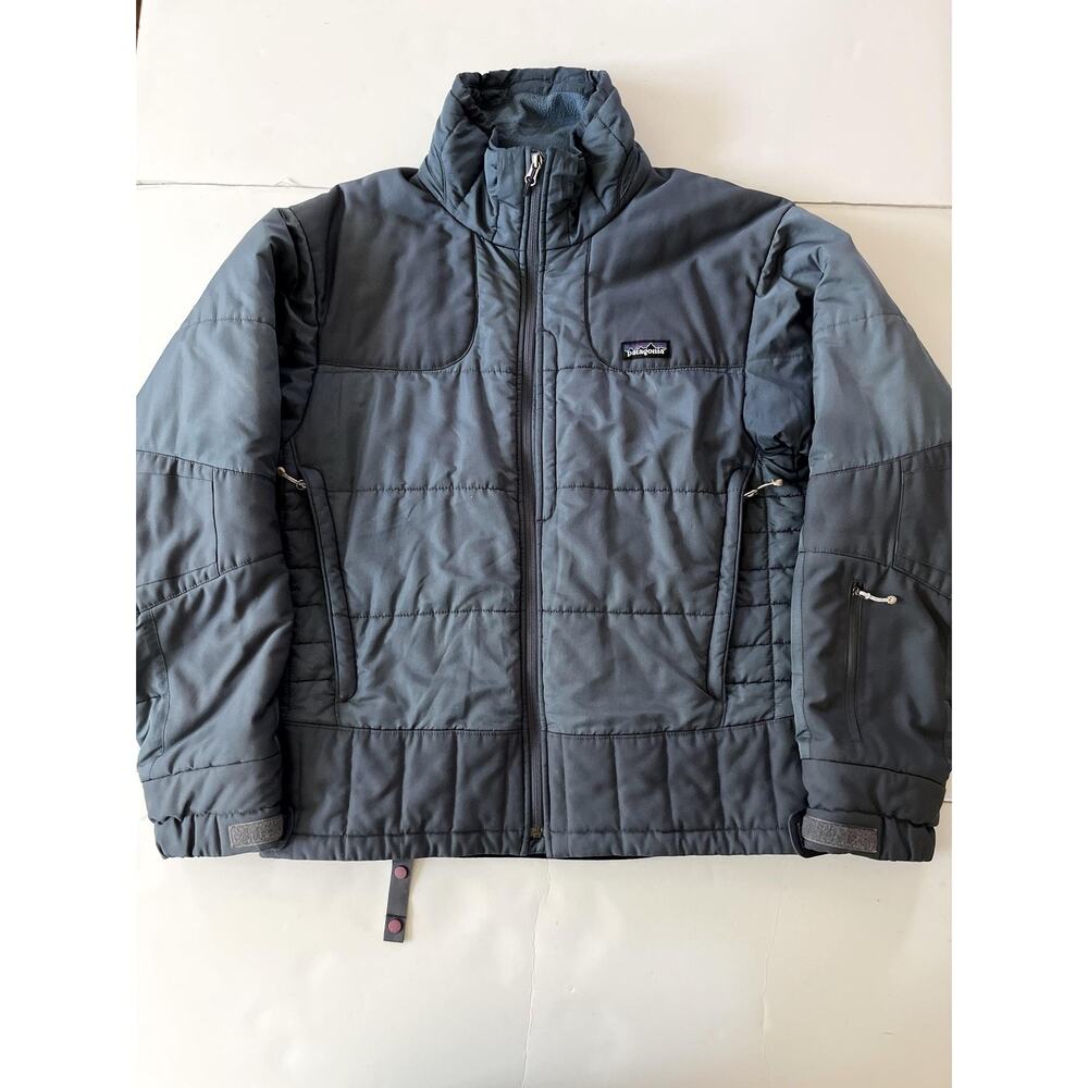 VTG Rubicon Rider Patagonia Ski Jacket Mens M Blue Insulated Full Zip Winter